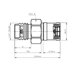HS-SMAF To SMBM Adapter (8G)